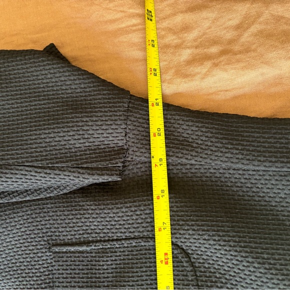 Zara Man Navy Blue Textured Blazer – Size 44R (Medium) - Picture 6 of 7